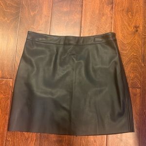 Forever 21 Leather Mini Skirt